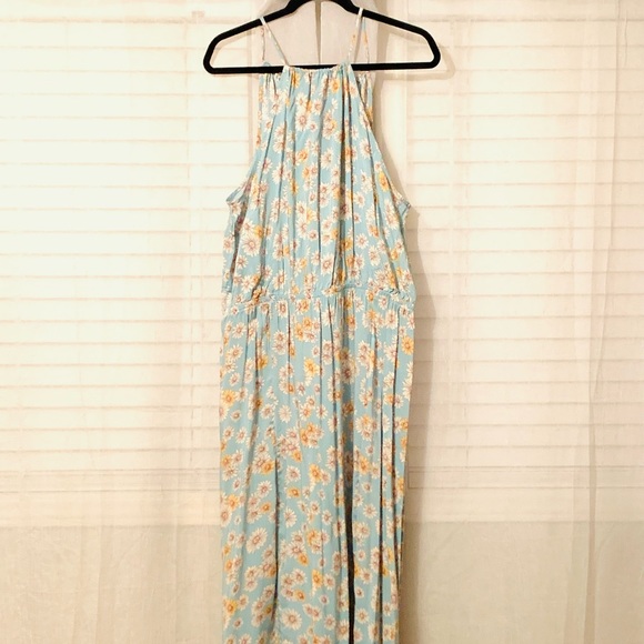 Summer Maxi Light Blue Dress - Picture 2 of 3